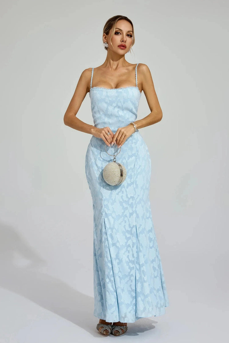 Abito Lungo Bustier Blu Elegante – Amelia per Matrimoni & Eventi 2025 TIAMUSE Abito GLAM