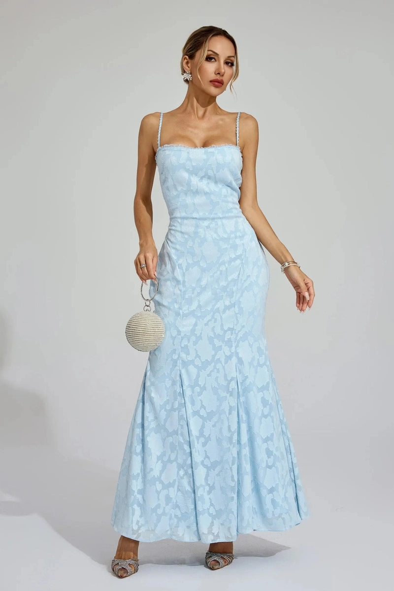 Abito Lungo Bustier Blu Elegante – Amelia per Matrimoni & Eventi 2025 TIAMUSE Abito GLAM