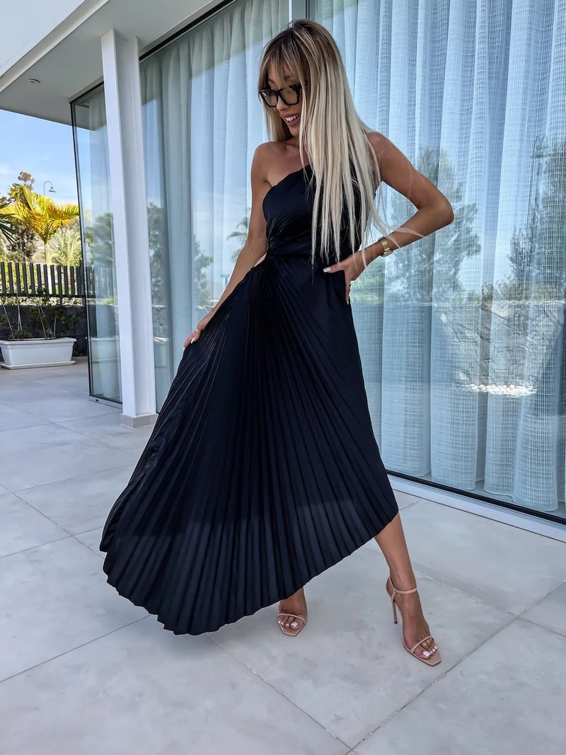 Abito da occasione con linea fluida – Glamour e leggerezza in ogni dettaglio TIAMUSE Abito GLAM