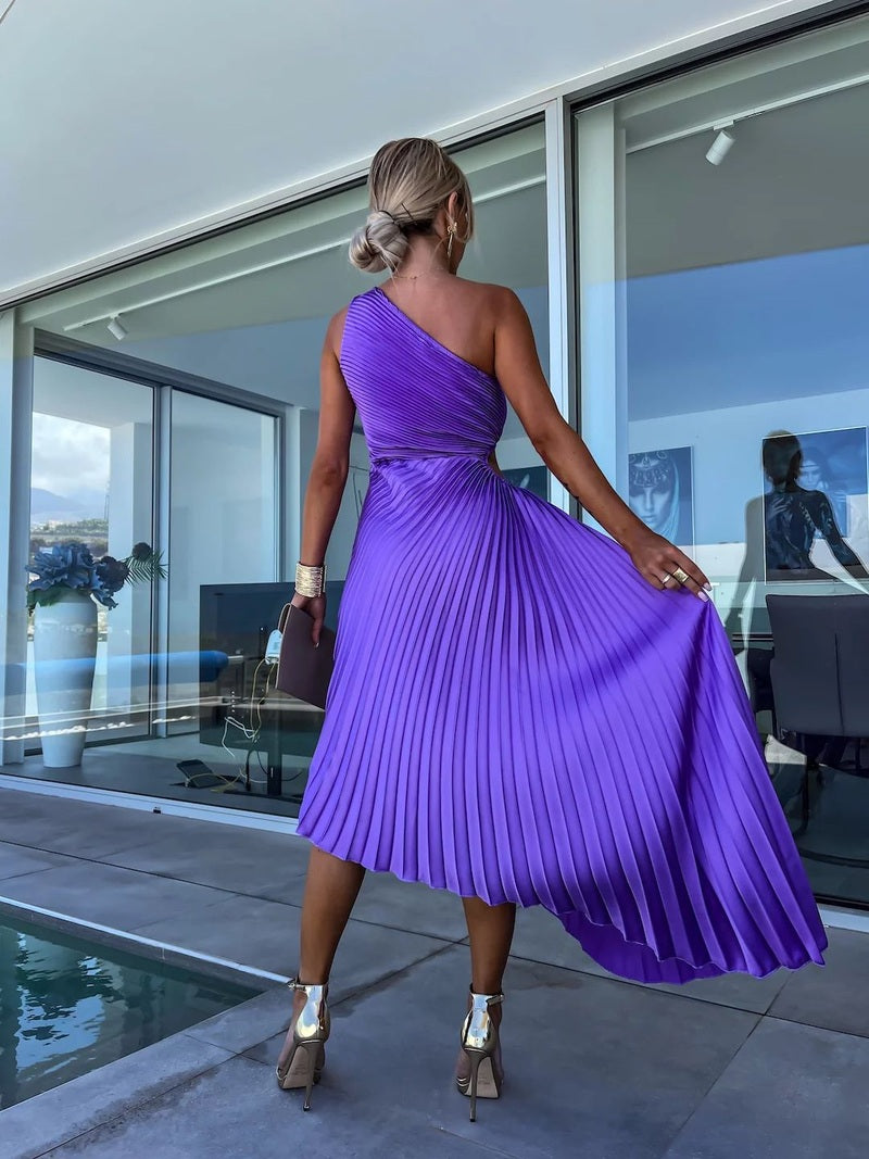 Abito da occasione con linea fluida – Glamour e leggerezza in ogni dettaglio TIAMUSE Abito GLAM
