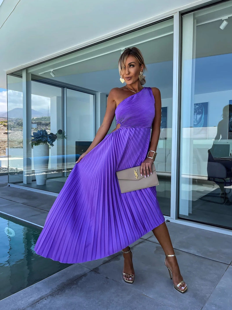 Abito da occasione con linea fluida – Glamour e leggerezza in ogni dettaglio TIAMUSE Abito GLAM