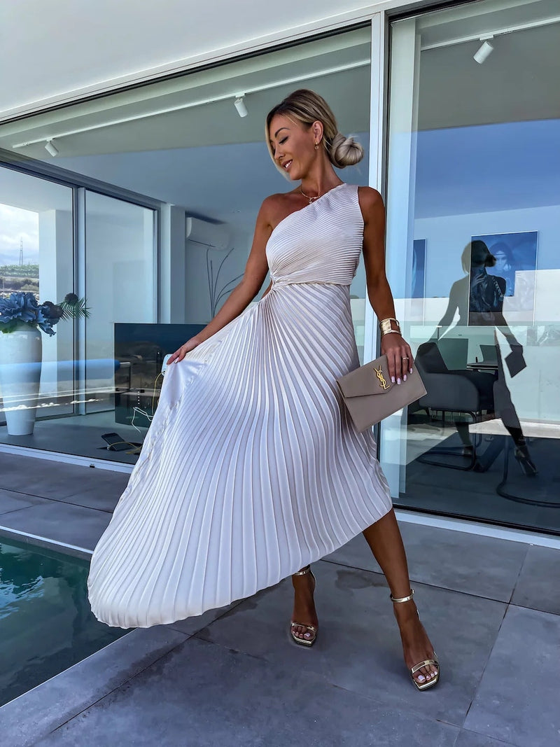 Abito da occasione con linea fluida – Glamour e leggerezza in ogni dettaglio TIAMUSE Abito GLAM