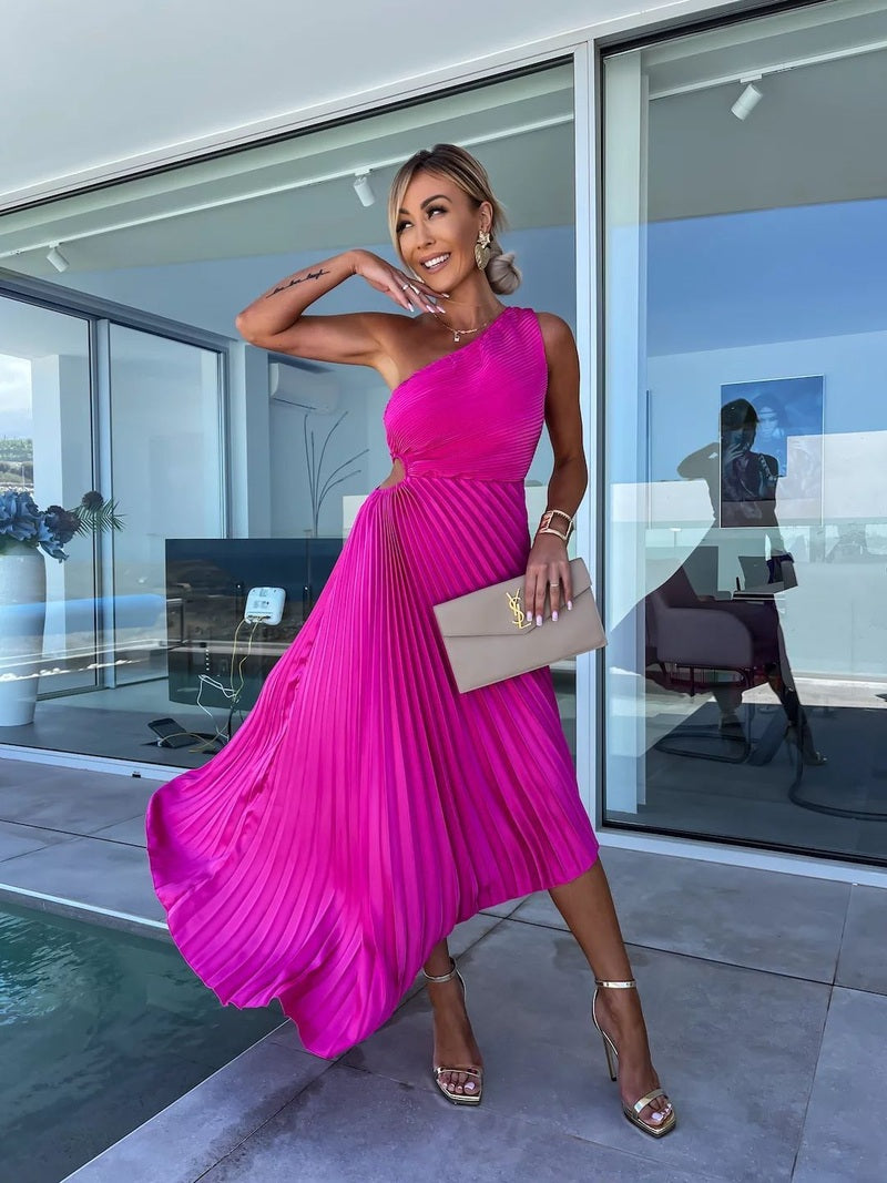 Abito da occasione con linea fluida – Glamour e leggerezza in ogni dettaglio TIAMUSE Abito GLAM