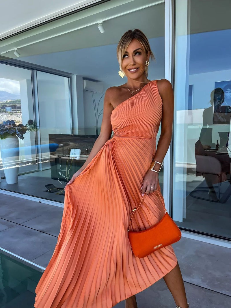 Abito da occasione con linea fluida – Glamour e leggerezza in ogni dettaglio TIAMUSE Abito GLAM