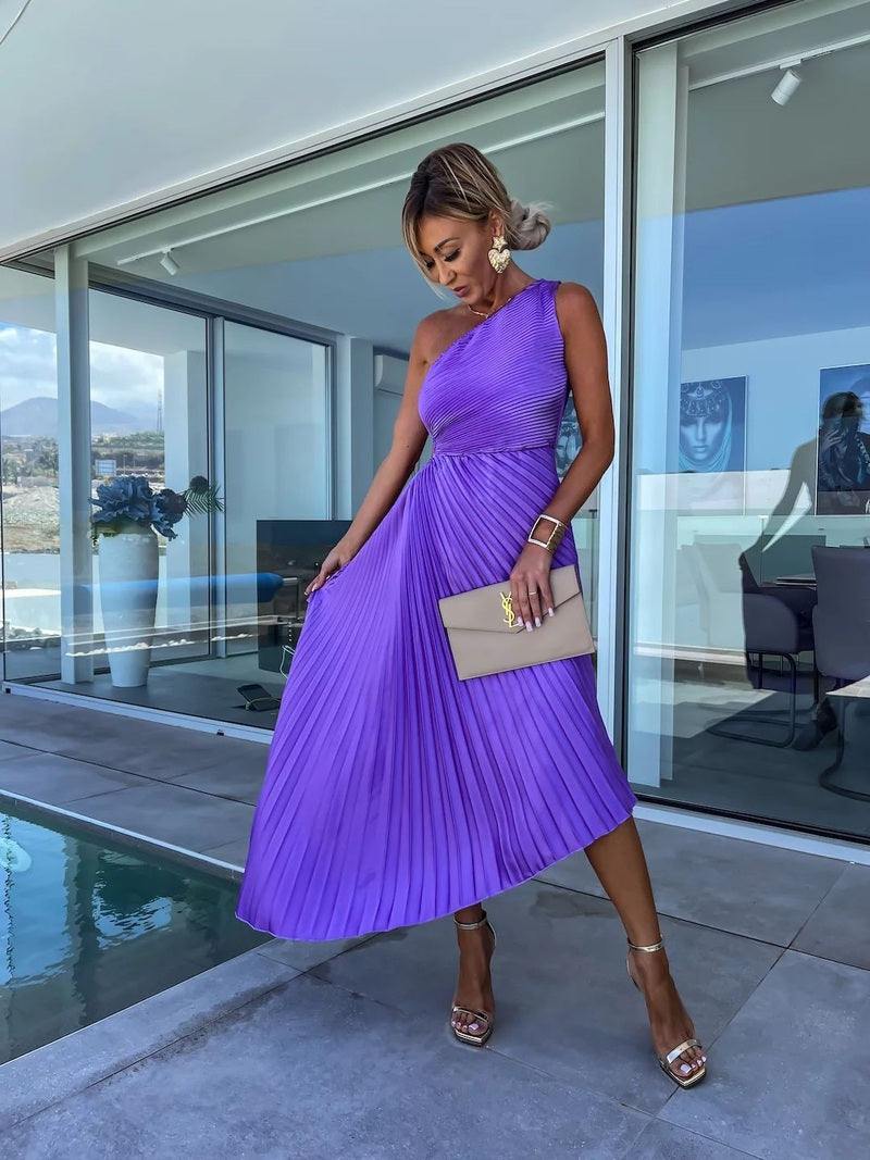 Abito da occasione con linea fluida – Glamour e leggerezza in ogni dettaglio TIAMUSE Abito GLAM