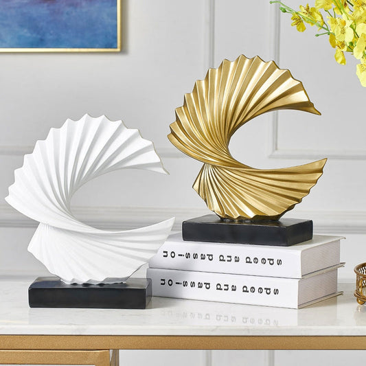 Sculpture en Résine Abstraite – Art Moderne pour Décoration de la Maison | Atria