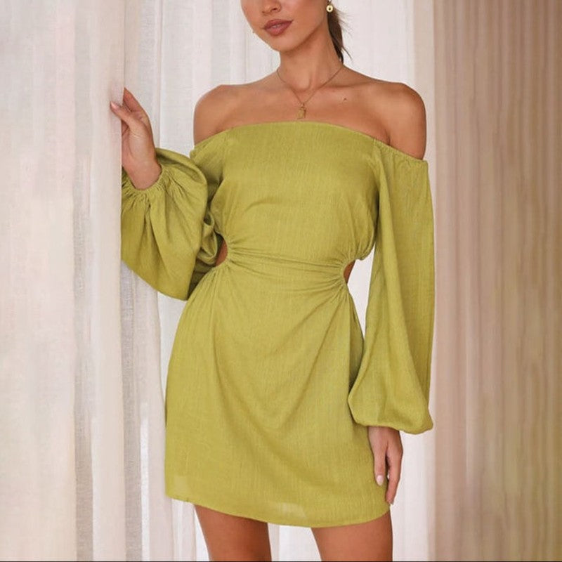 Angelica Abito alla Moda Off-Shoulder | Stile Cut-Out di Tendenza per Feste e Appuntamenti TIAMUSE dress