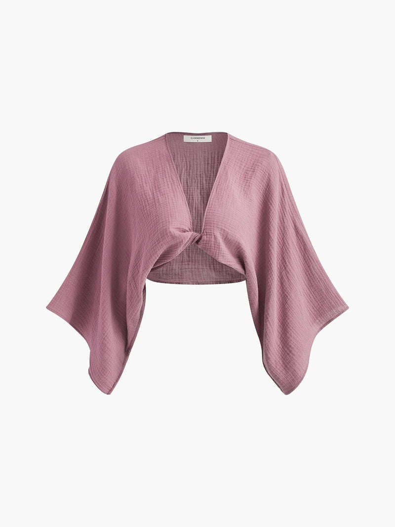 Anna Blusa in Cotone Traspirante con Scollo a V – Stile e Comfort TIAMUSE Blouses Women