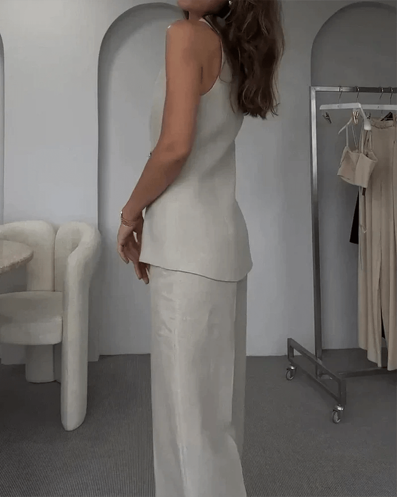 Annina Completo Gilet e Pantaloni | Set Elegante Due Pezzi 2025 TIAMUSE Completo
