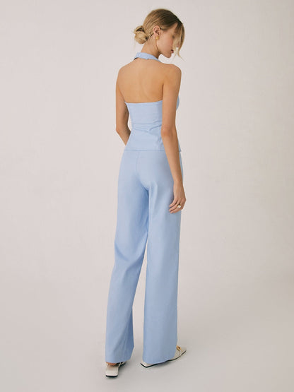 Antonella Set di Pantaloni Dritti Donna | Completo Elegante e Sartoriale per Occasioni Formali e Casual TIAMUSE Set di Pantaloni