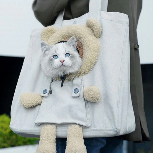 Borsa da viaggio portatile e traspirante per cani e gatti | Borsa da trasporto designer Alnas