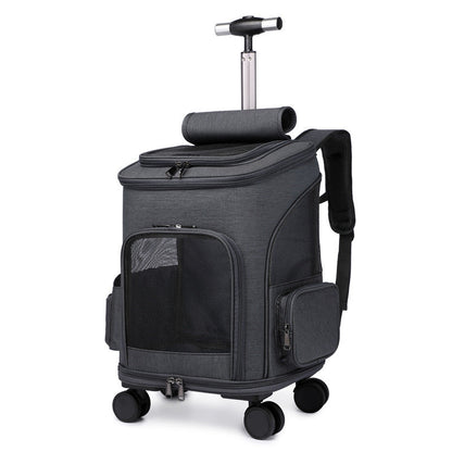 Zaino Trolley per Animali Domestici a Capsule Spaziali Pieghevole e Portatile | Lysar