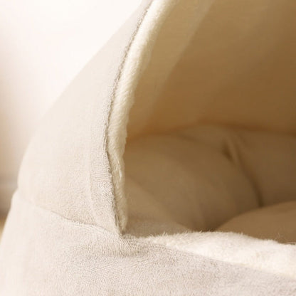 Letto a Caverna Rotondo per Gatti Calmante per il Massimo Comfort | Lyrra