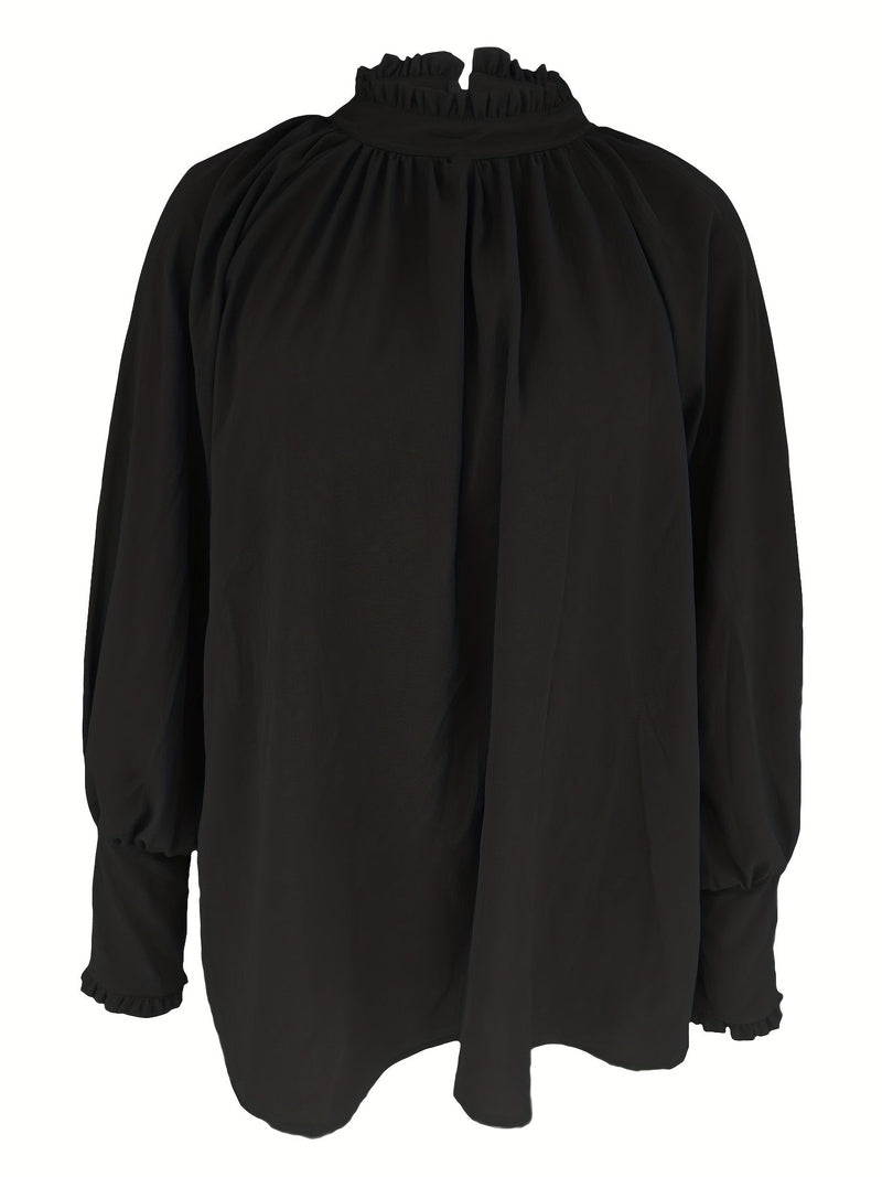 Blusa di Tendenza Riali | Camicia Donna Elegante con Fiocco e Maniche a Sbuffo per Primavera-Estate TIAMUSE Shirts