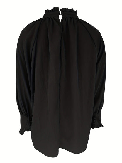 Blusa di Tendenza Riali | Camicia Donna Elegante con Fiocco e Maniche a Sbuffo per Primavera-Estate TIAMUSE Shirts