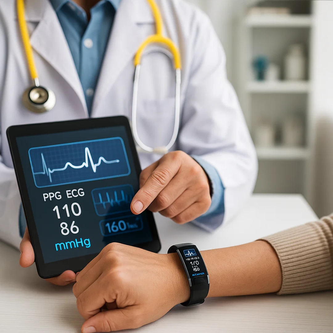 Braccialetto intelligente per la salute con EKG e analisi del sonno | LifeBand TIAMUSE Gadgets