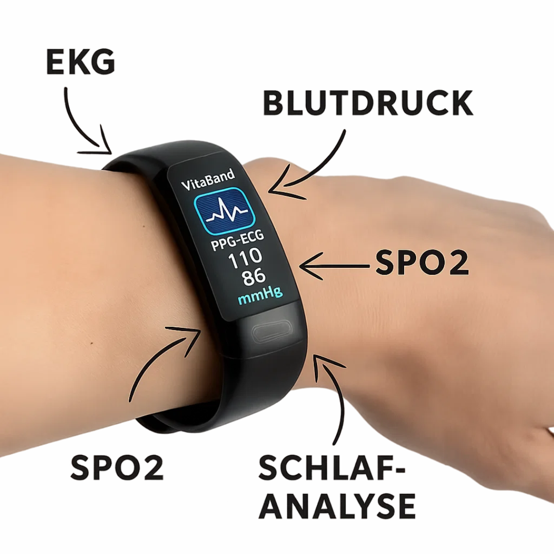 Braccialetto intelligente per la salute con EKG e analisi del sonno | LifeBand TIAMUSE Gadgets