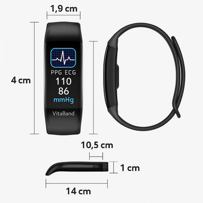 Braccialetto intelligente per la salute con EKG e analisi del sonno | LifeBand TIAMUSE Gadgets