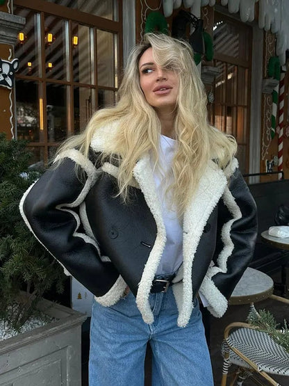 Caldo Cappotto Invernale da Donna con Design Chic e Versatile TIAMUSE Outwear