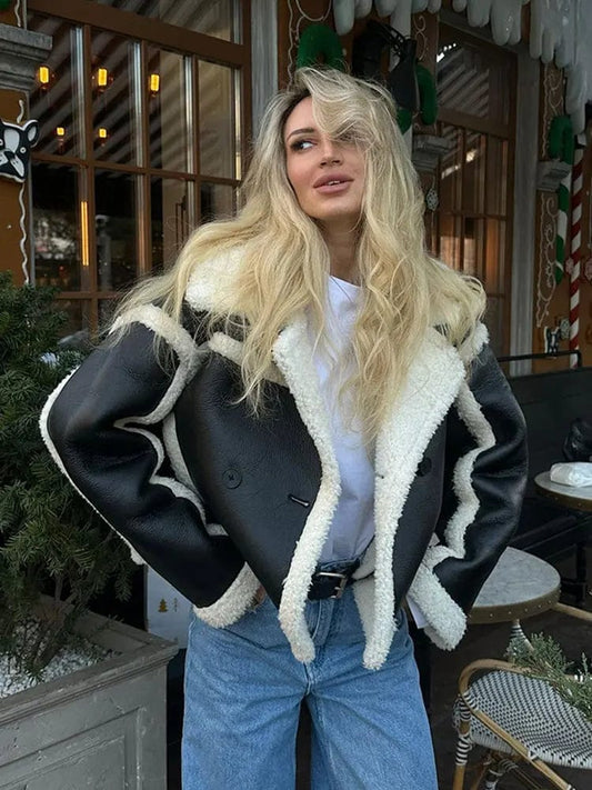 Caldo Cappotto Invernale da Donna con Design Chic e Versatile TIAMUSE Outwear