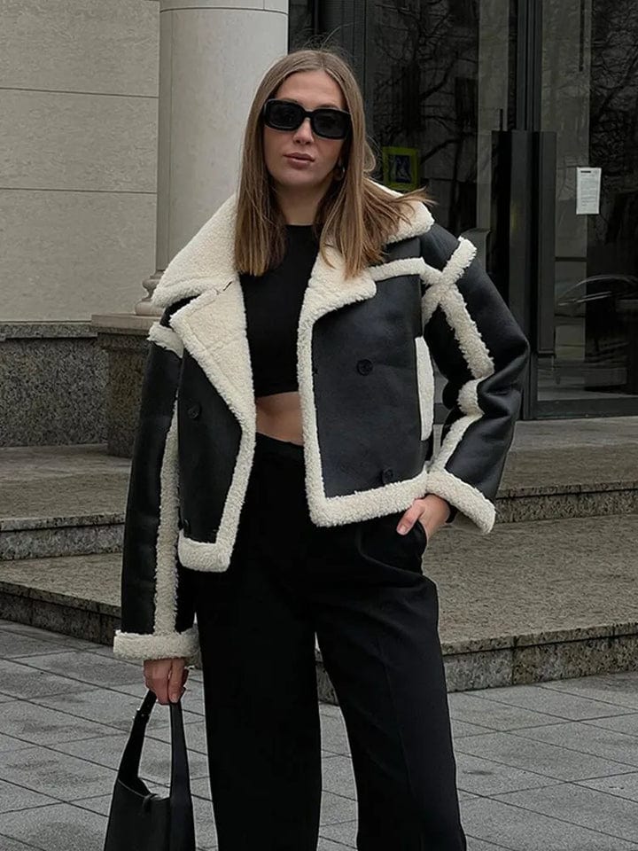 Caldo Cappotto Invernale da Donna con Design Chic e Versatile TIAMUSE Outwear