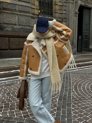 Caldo Cappotto Invernale da Donna con Design Chic e Versatile TIAMUSE Outwear