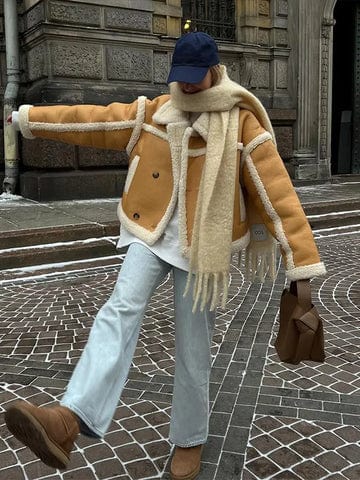 Caldo Cappotto Invernale da Donna con Design Chic e Versatile TIAMUSE Outwear