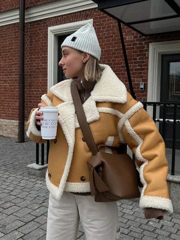 Caldo Cappotto Invernale da Donna con Design Chic e Versatile TIAMUSE Outwear