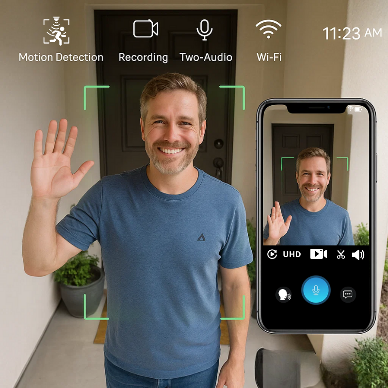 Campanello Video – Connessione WLAN & Utilizzo senza abbonamento | Homer TIAMUSE Gadgets