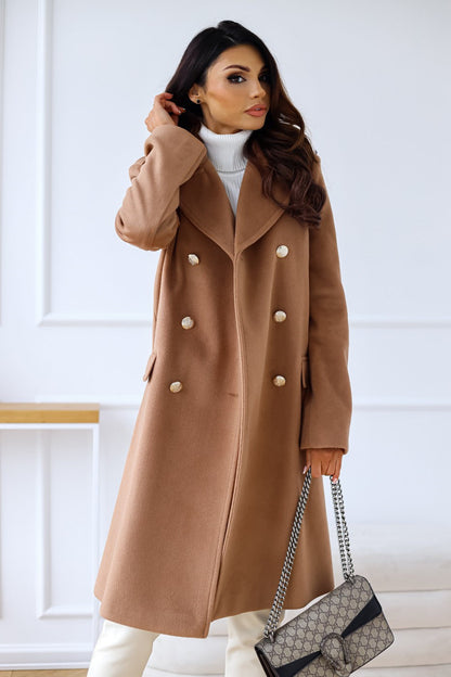 Cappotto Doppiopetto da Donna Elegante | Perfetto per Ufficio e Giornate Invernali TIAMUSE Outwear