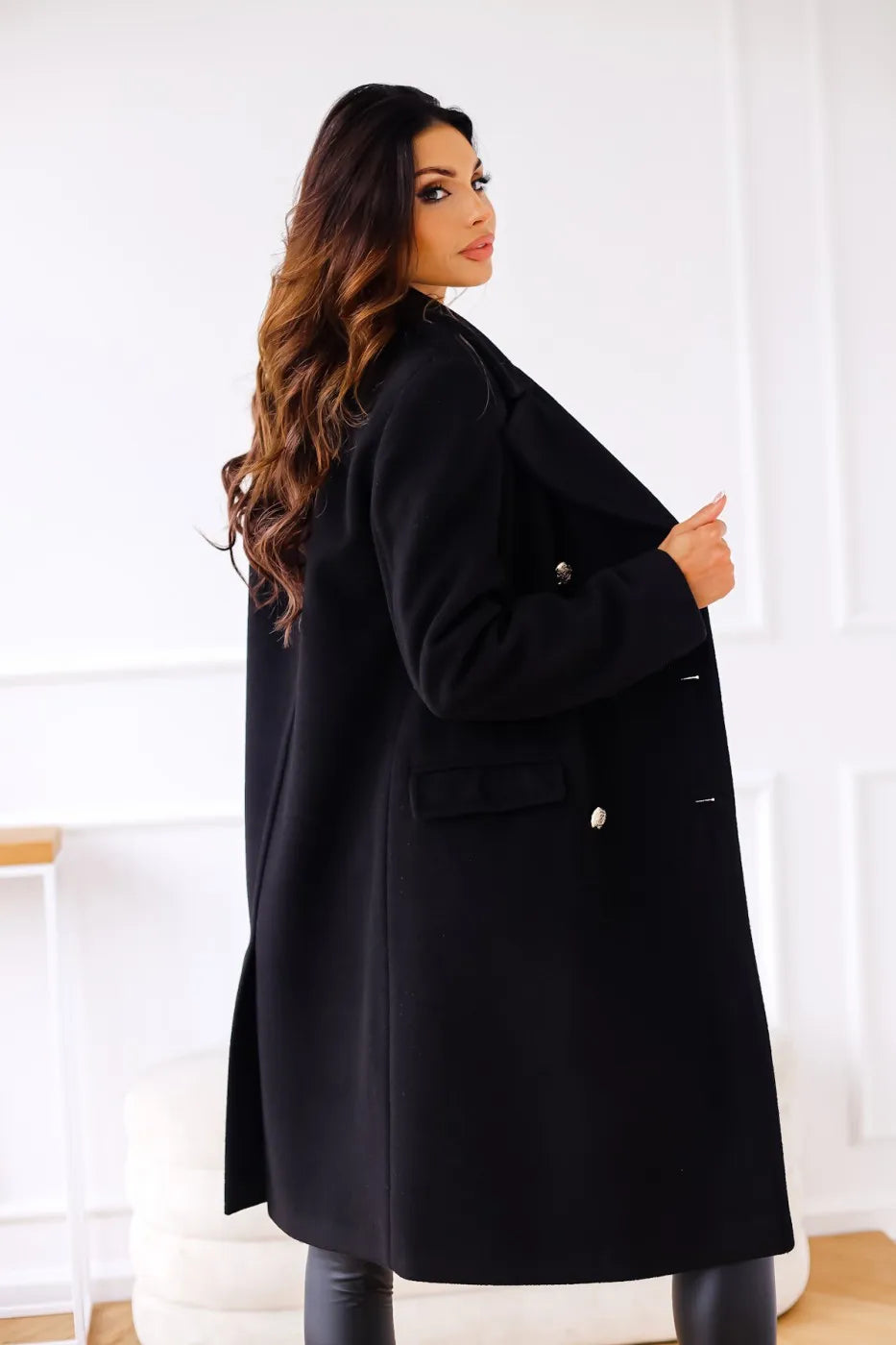 Cappotto Doppiopetto da Donna Elegante | Perfetto per Ufficio e Giornate Invernali TIAMUSE Outwear
