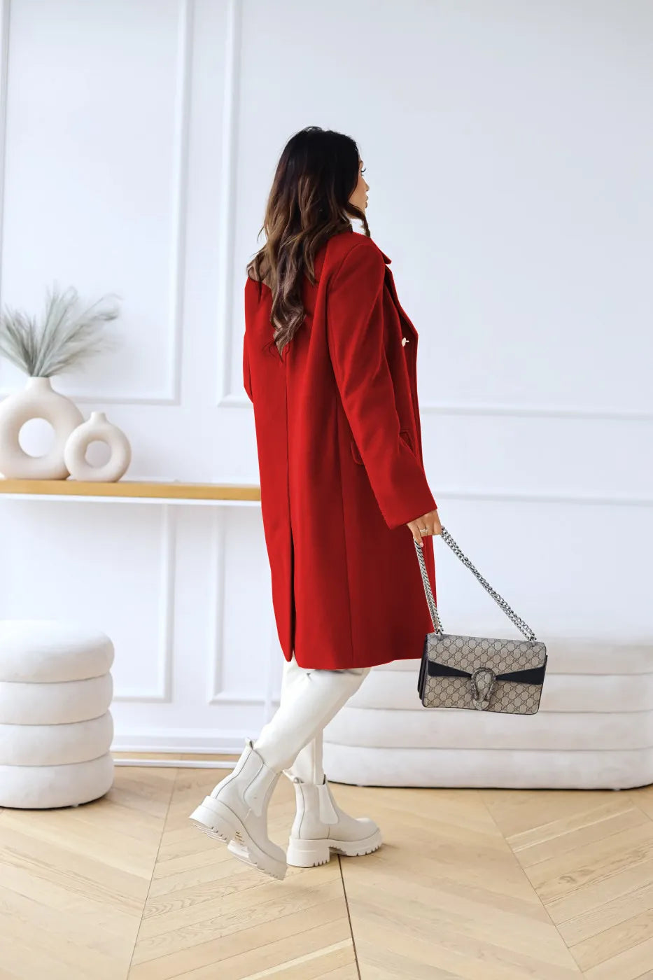 Cappotto Doppiopetto da Donna Elegante | Perfetto per Ufficio e Giornate Invernali TIAMUSE Outwear