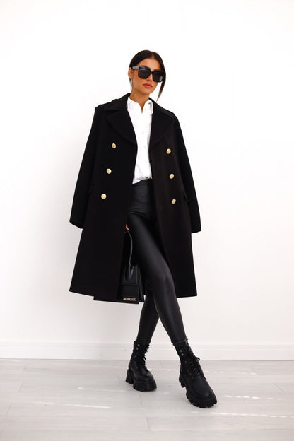 Cappotto Doppiopetto da Donna Elegante | Perfetto per Ufficio e Giornate Invernali TIAMUSE Outwear