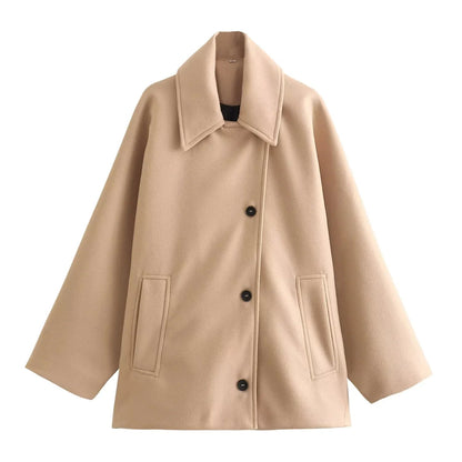 Cappotto Invernale Oversize Accogliente per Donna con Maniche Lunghe Calde TIAMUSE Outwear