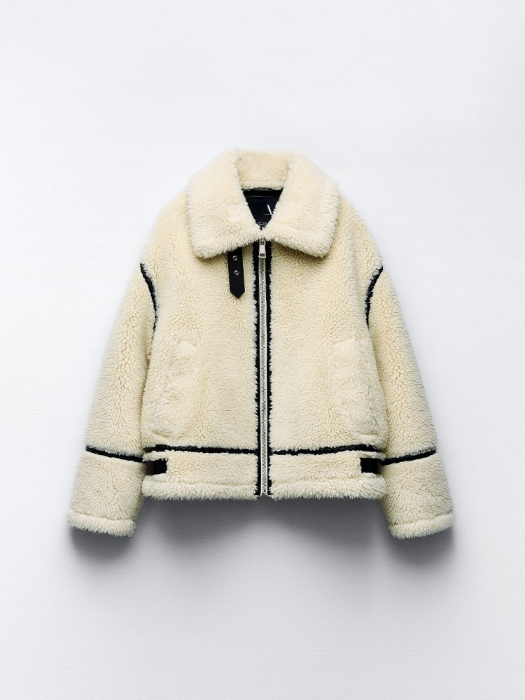 Cappotto Teddy Donna Beige | Giacca Calda e Morbida Moda Autunno Inverno TIAMUSE November