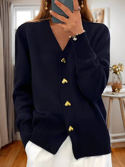 Cardigan Aurora Donna Invernale con Bottoni d’Amore | Moda Autunno Inverno TIAMUSE