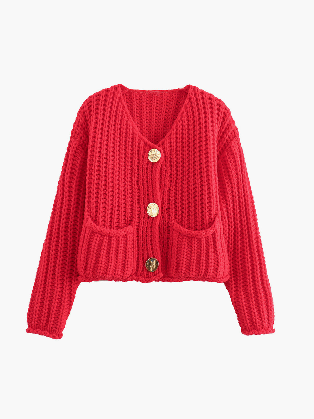 Cardigan Caldo Donna con Bottoni | Maglia Spessa Trend Moda Donna 2025 TIAMUSE