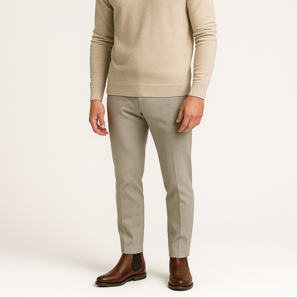 Bottines Chelsea pour homme en similicuir avec insert élastique