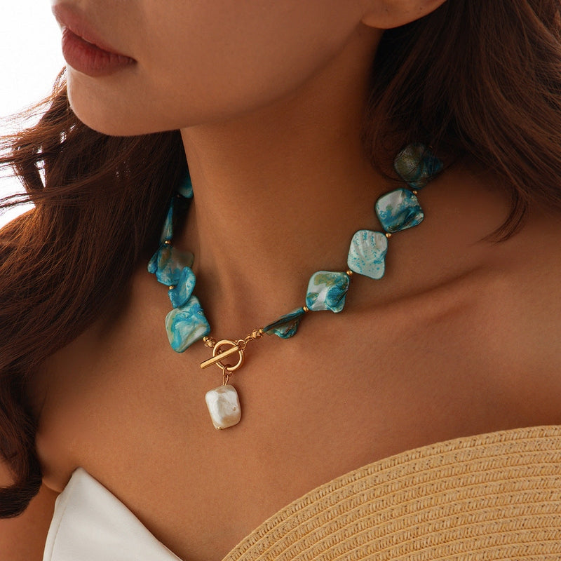 Collana Trendy con Conchiglie e Stella – Accessori Moda Donna 2025 TIAMUSE ACCESSORI