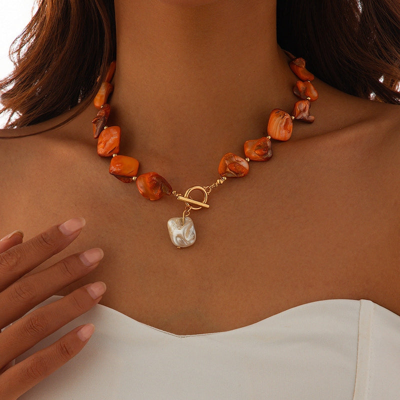 Collana Trendy con Conchiglie e Stella – Accessori Moda Donna 2025 TIAMUSE ACCESSORI