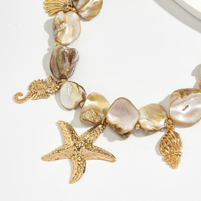 Collana da Mare con Conchiglie – Gioiello Boho Donna Estate 2025 TIAMUSE ACCESSORI