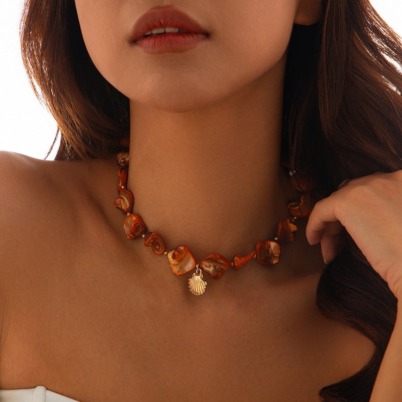Collana da Mare con Conchiglie – Gioiello Boho Donna Estate 2025 TIAMUSE ACCESSORI