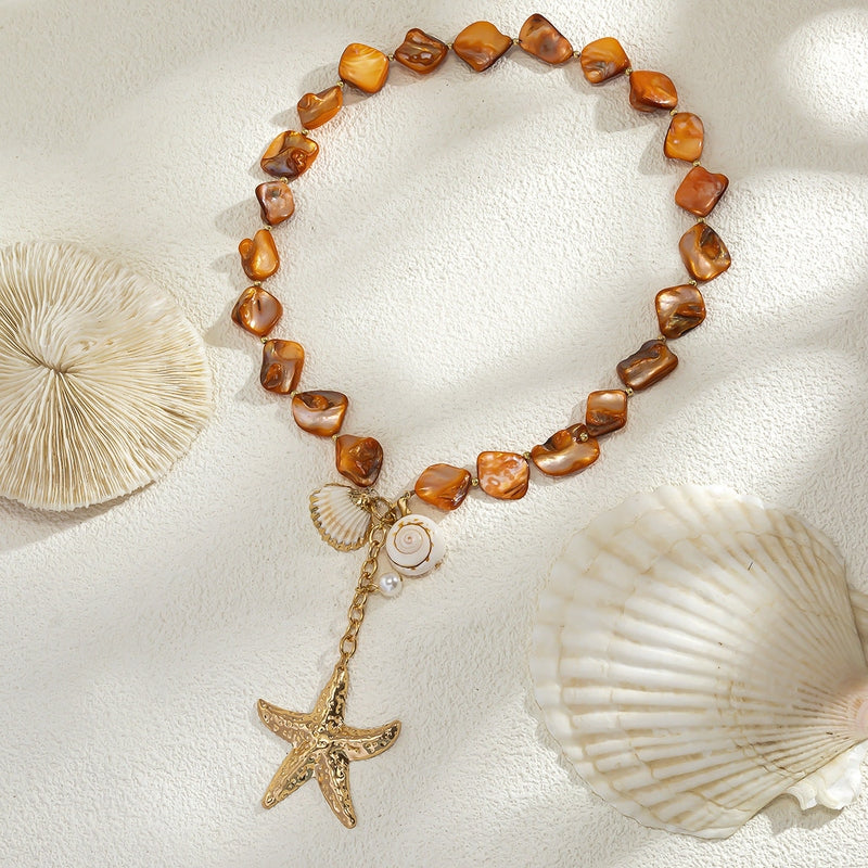 Collana da Mare con Conchiglie – Gioiello Boho Donna Estate 2025 TIAMUSE ACCESSORI