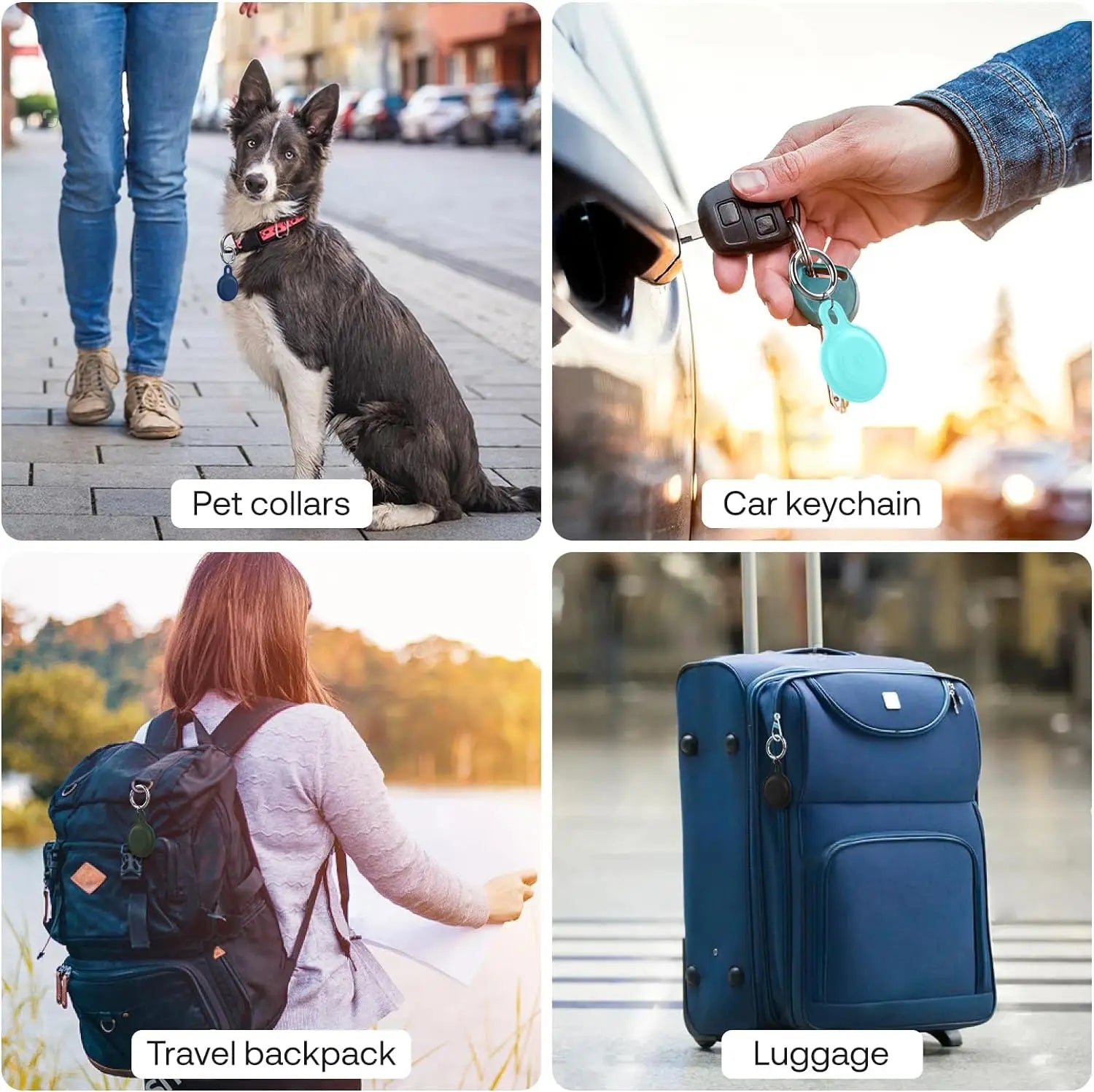 Collare GPS per Animali – Dispositivo Antismarrimento per Cani e Gatti TIAMUSE Gadgets