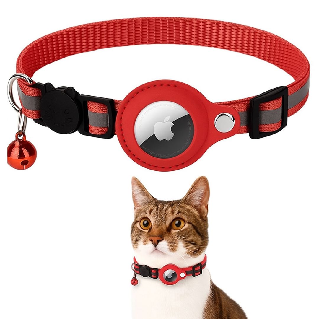 Collare per gatti con supporto per GPS e chiusura di sicurezza | TrackMeow TIAMUSE Gadgets