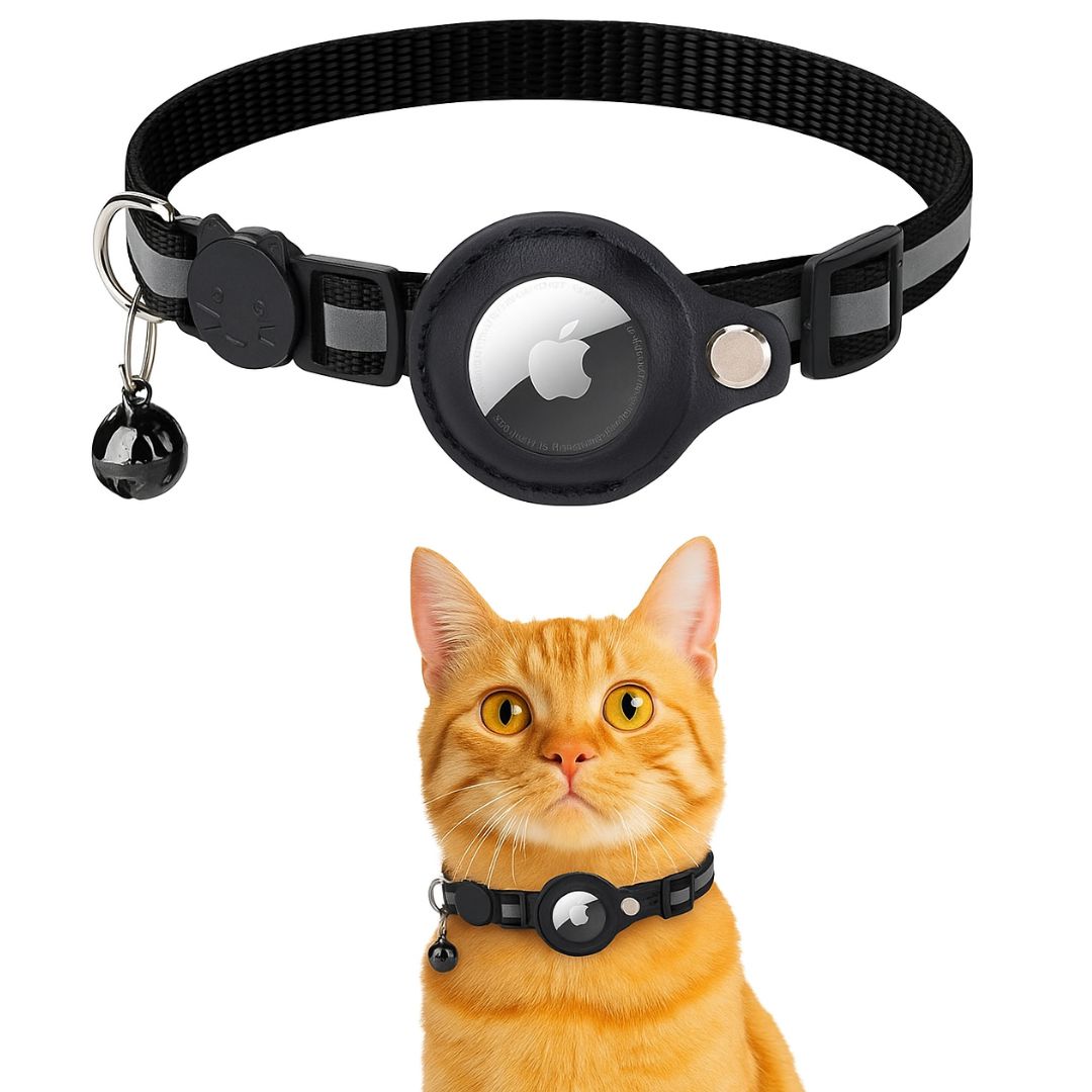 Collare per gatti con supporto per GPS e chiusura di sicurezza | TrackMeow TIAMUSE Gadgets