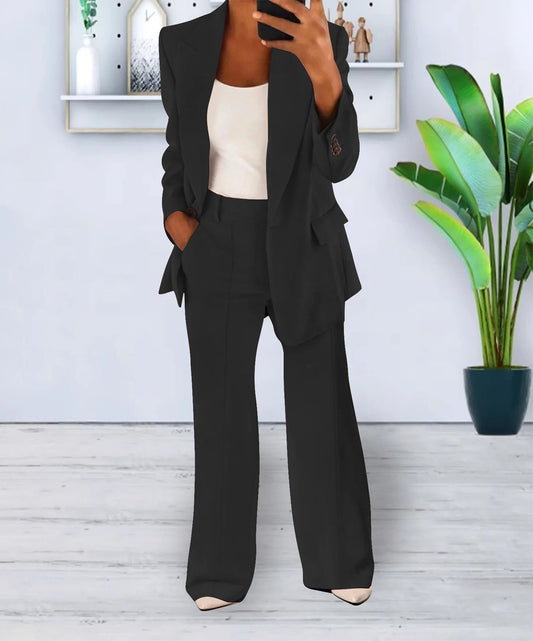 Completo Donna con Blazer Oversize e Pantaloni Eleganti | Moda Autunno Inverno TIAMUSE