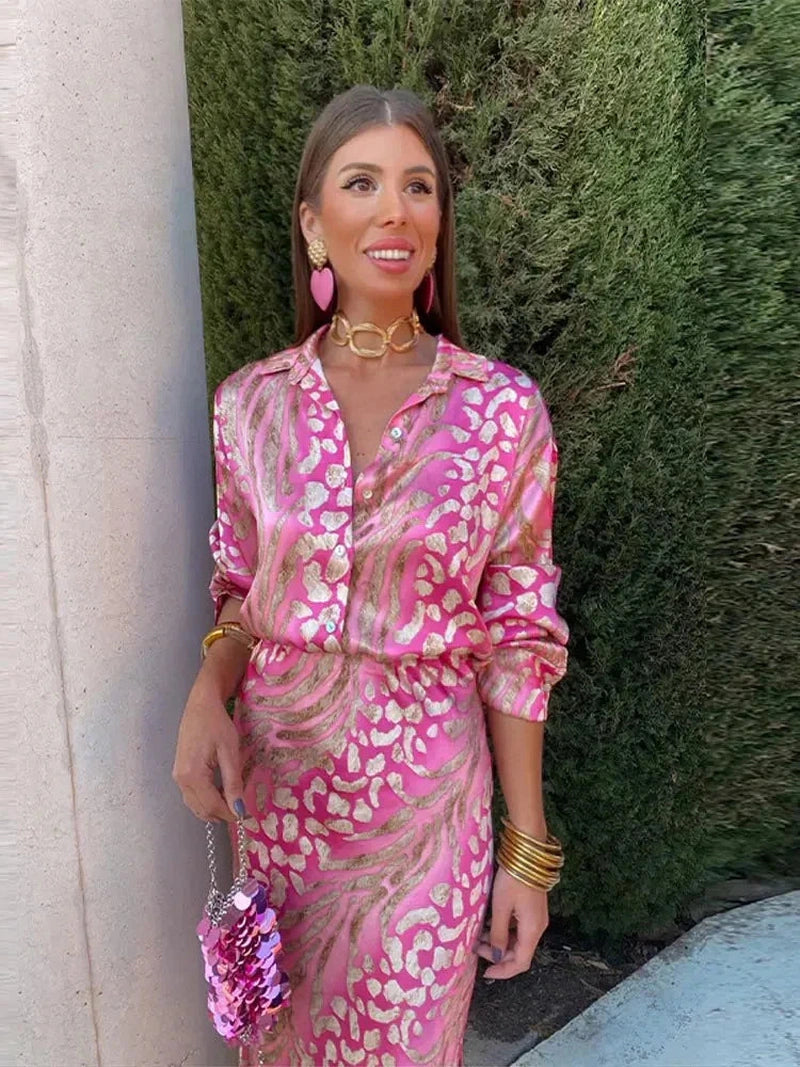Completo Estivo Due Pezzi da Donna con Maniche Lunghe per Look Casual ed Eleganti TIAMUSE Completo