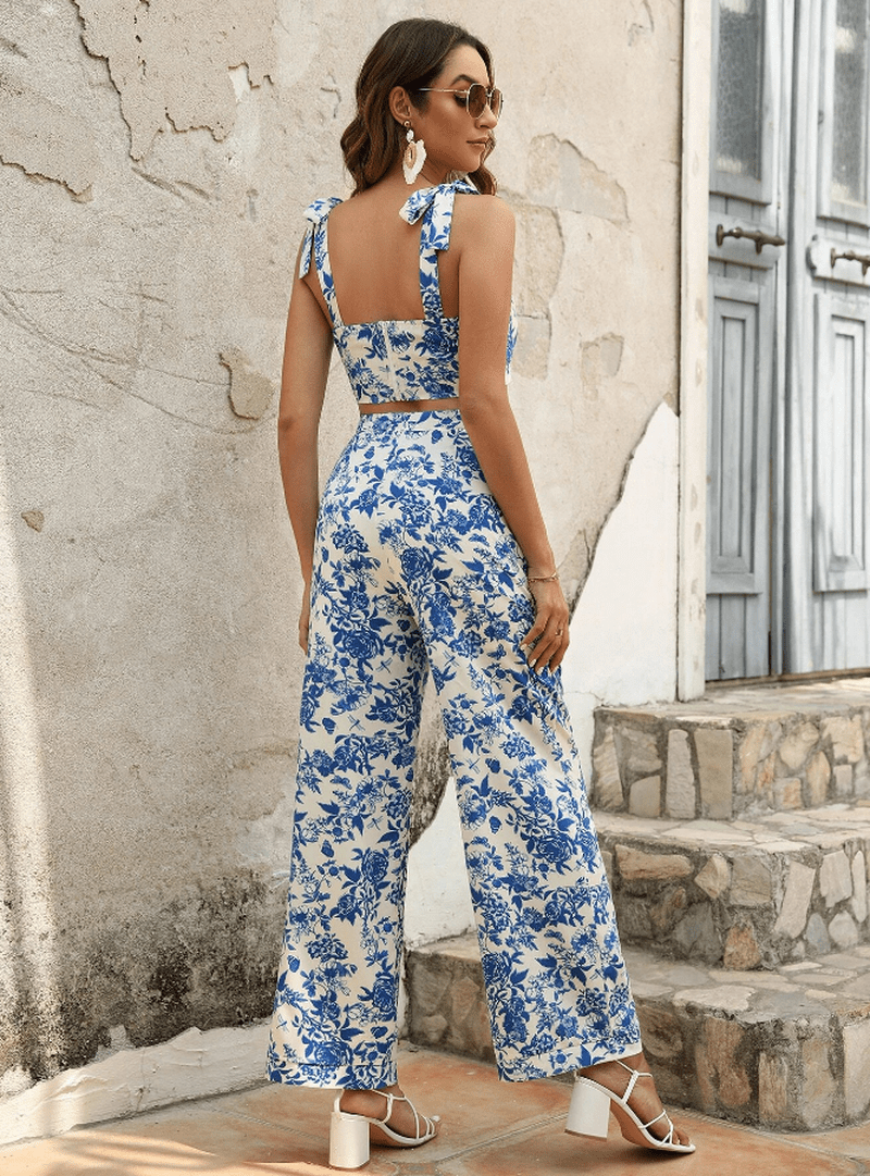 Completo Estivo Lina | Set Due Pezzi Perfetto per Vacanze, Uscite e Occasioni Eleganti TIAMUSE Completo Estivo