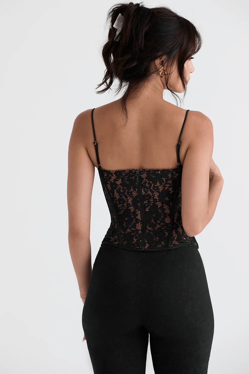 Corsetto Elegante in Pizzo Nero per Donne – Ideale per Occasioni Speciali | Amari TIAMUSE CORSET